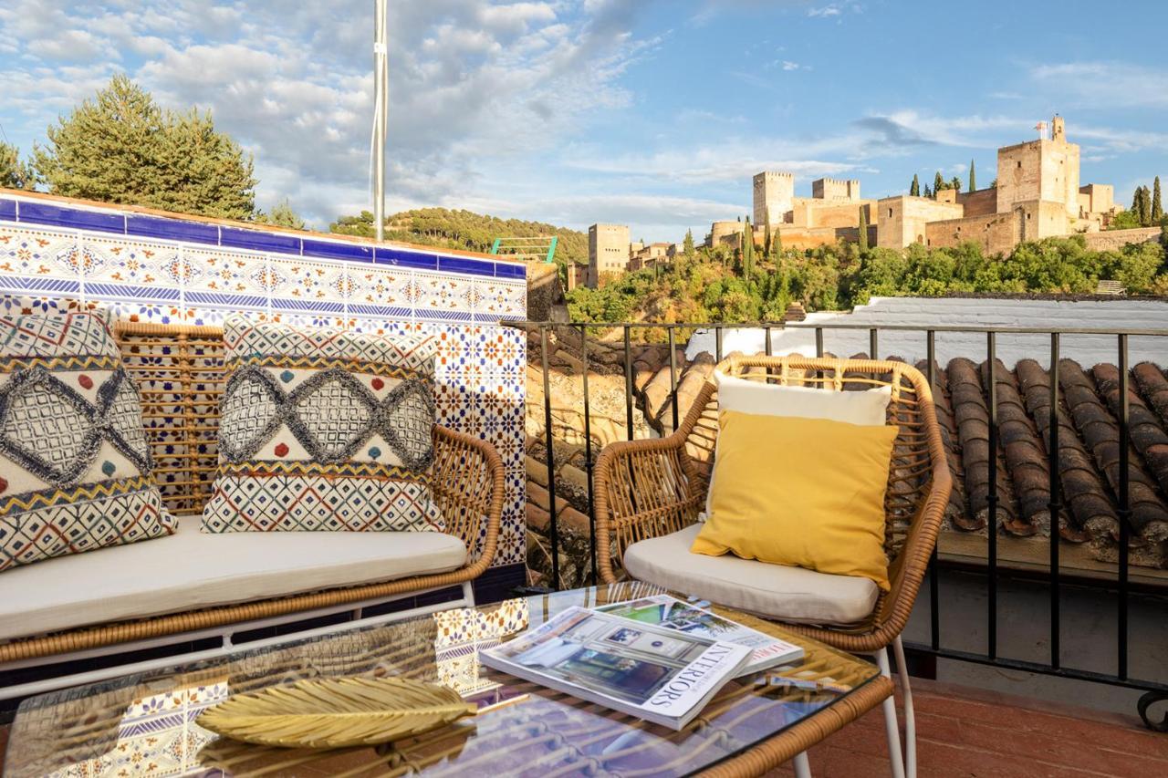 Albaicin Alhambra Views Private Terrace Apartment Granada Bagian luar foto