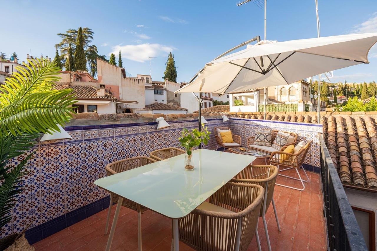 Albaicin Alhambra Views Private Terrace Apartment Granada Bagian luar foto