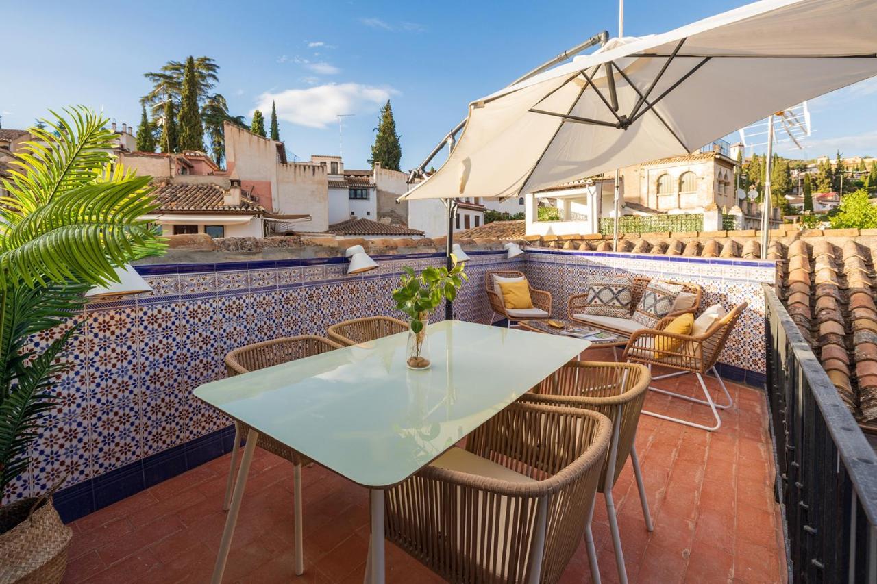 Albaicin Alhambra Views Private Terrace Apartment Granada Bagian luar foto